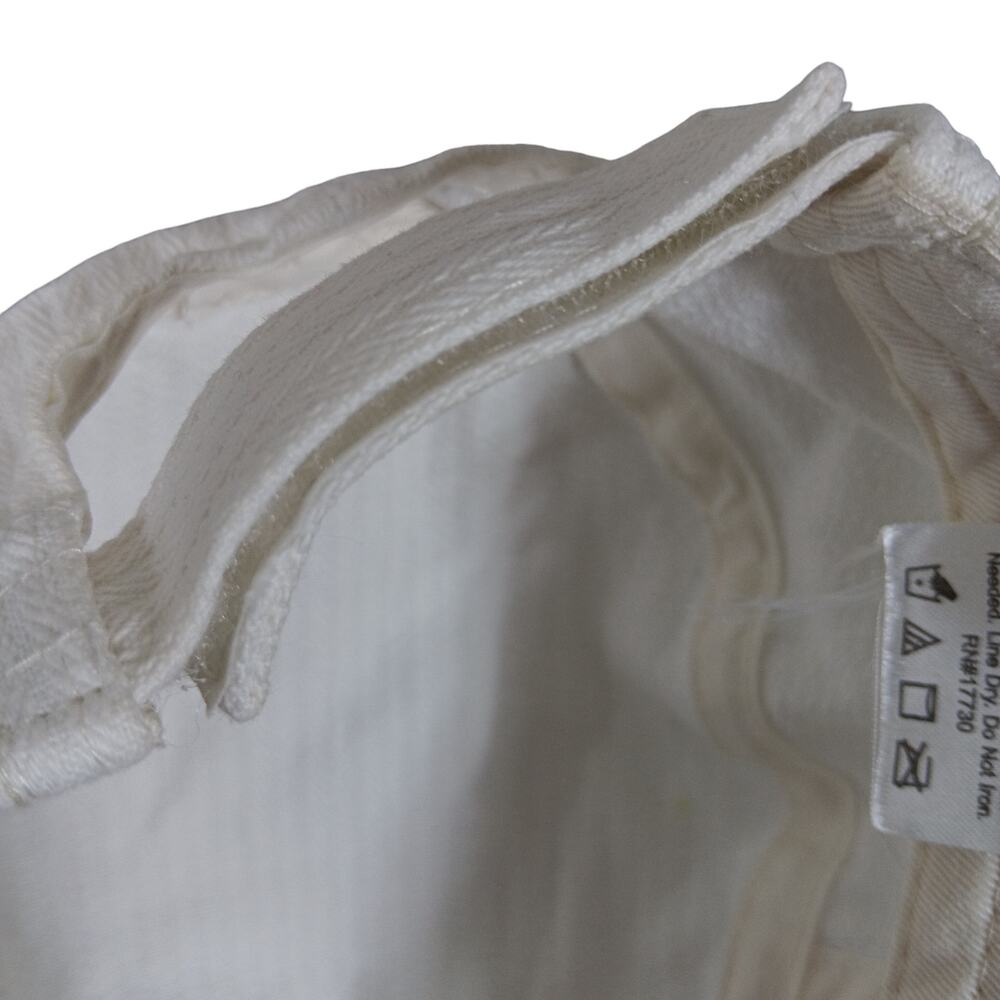 Y2K Target Cap White with Gold Free Spirit Graphics Adjustable Backing - Picture 6 of 6